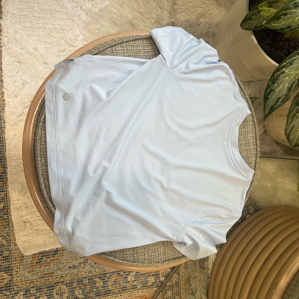 Light Blue Lululemon Women's Workout Top